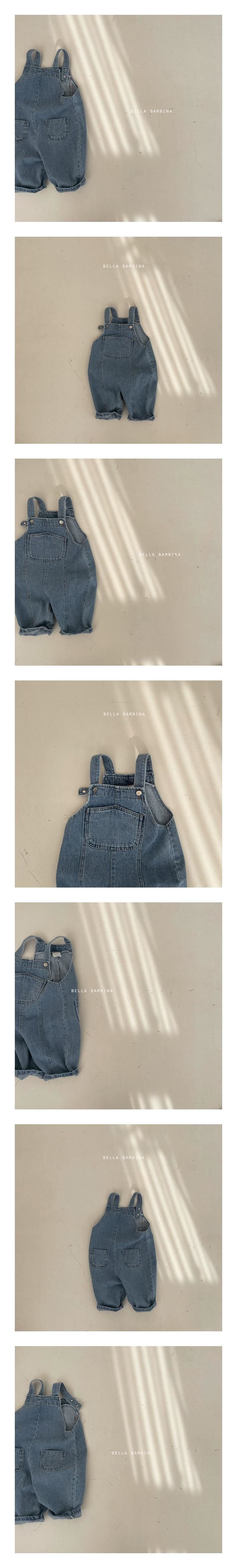 BELLA BAMBINA - Korean Children Fashion - #Kfashion4kids - Coco Denim Suspender Pants