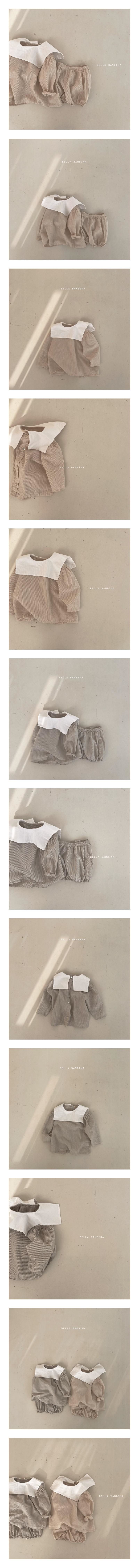 BELLA BAMBINA - Korean Children Fashion - #Kfashion4kids - Bebe Sailor Top Bloomer Set