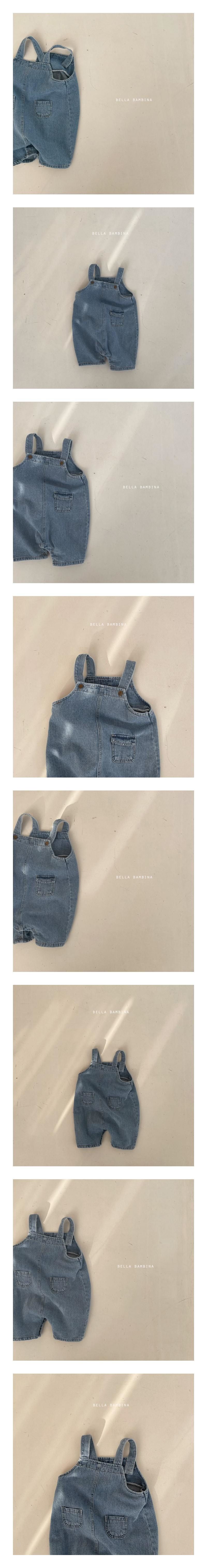 BELLA BAMBINA - Korean Children Fashion - #Kfashion4kids - Bebe Round Denim Bodysuit