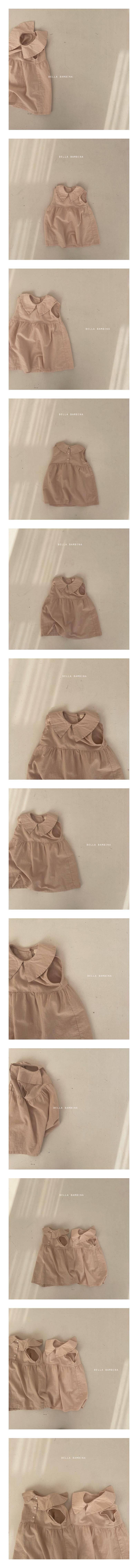 BELLA BAMBINA - Korean Children Fashion - #Kfashion4kids - Mild Collar One-piece