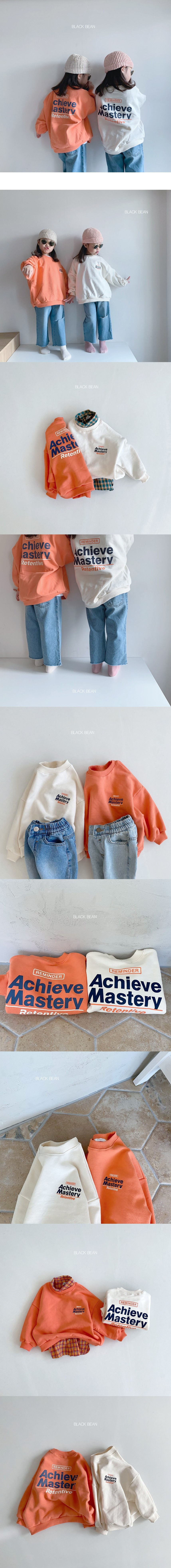 BLACK BEAN - Korean Children Fashion - #Kfashion4kids - Master Sweatshirt with Mom - 2