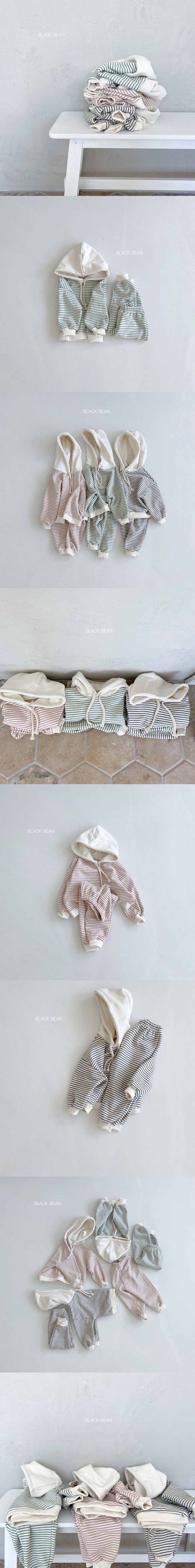 BLACK BEAN - Korean Children Fashion - #Kfashion4kids - Crayon Top Bottom Set - 2