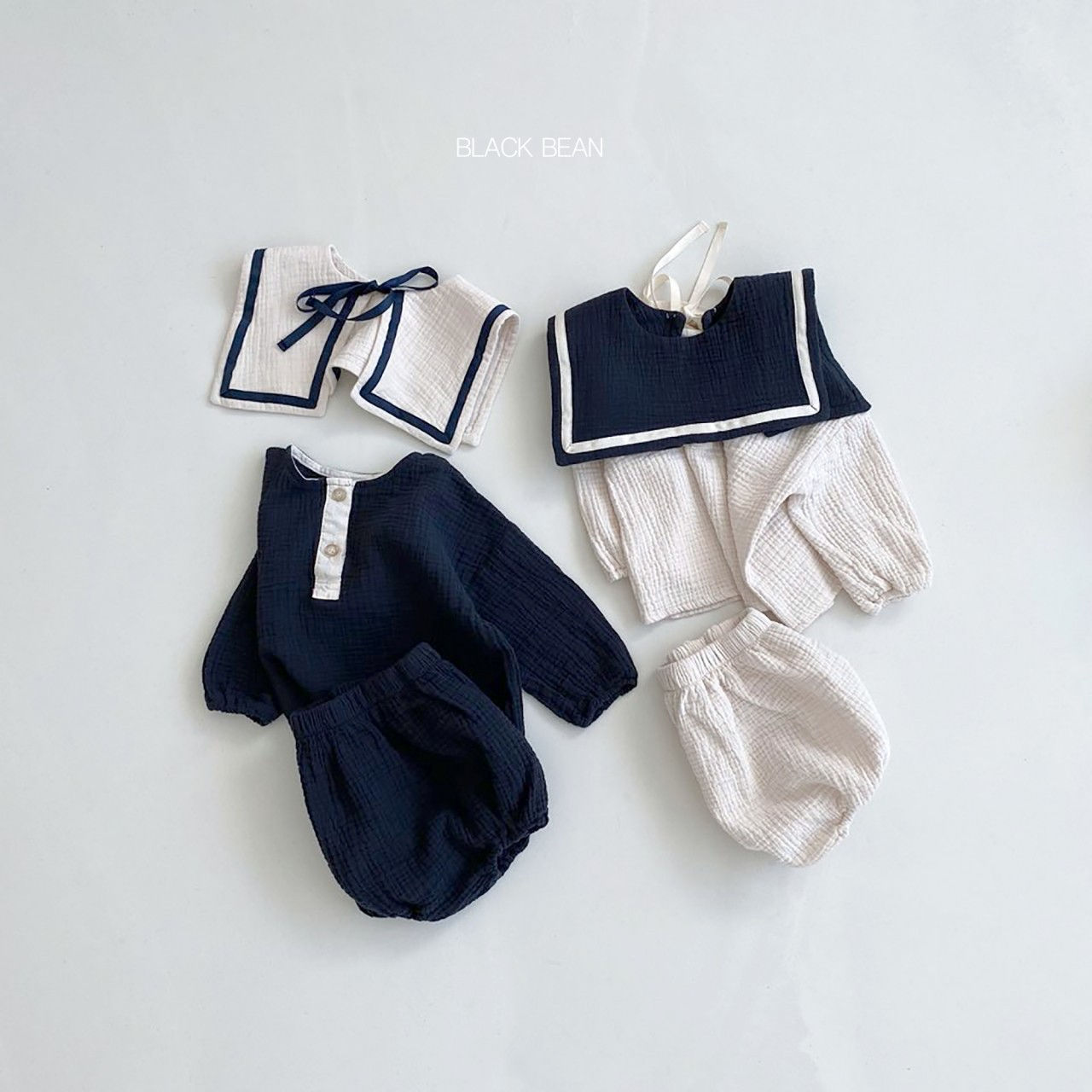 BLACK BEAN - Korean Children Fashion - #Kfashion4kids - Blooming Bebe Top Bloomer Set - 2