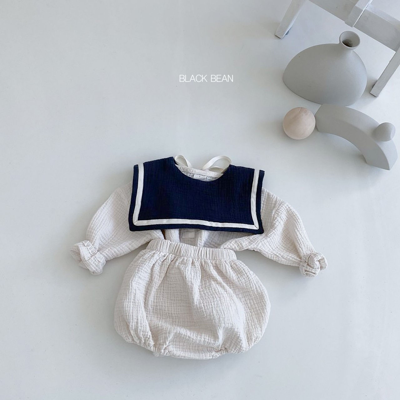 BLACK BEAN - Korean Children Fashion - #Kfashion4kids - Blooming Bebe Top Bloomer Set - 8