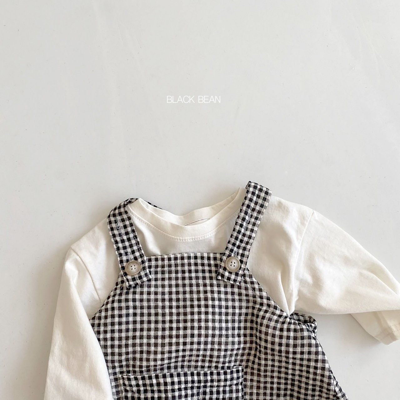 BLACK BEAN - Korean Children Fashion - #Kfashion4kids - Anny Suspender Tee Bloomer Set - 12