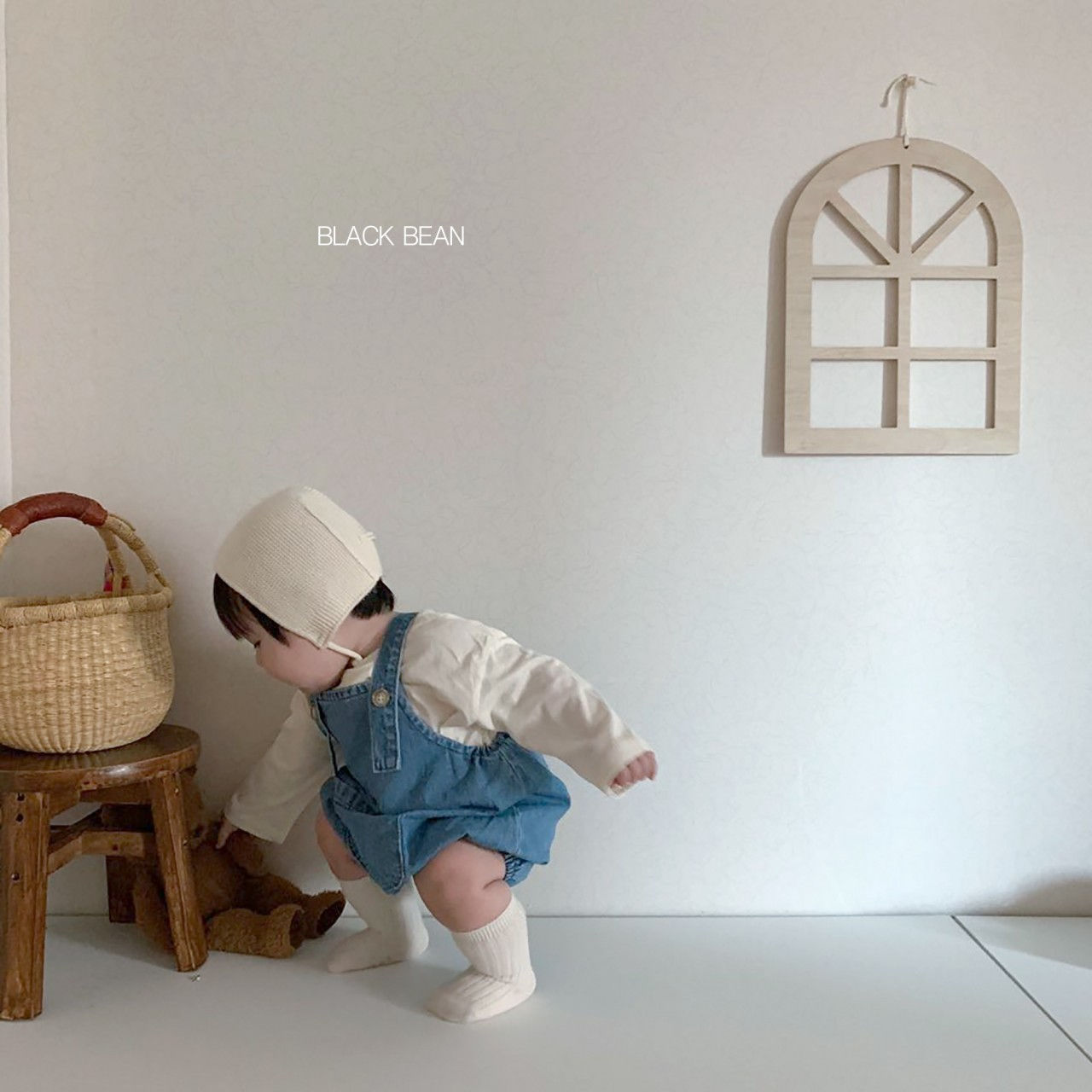 BLACK BEAN - Korean Children Fashion - #Kfashion4kids - Anny Suspender Tee Bloomer Set - 6