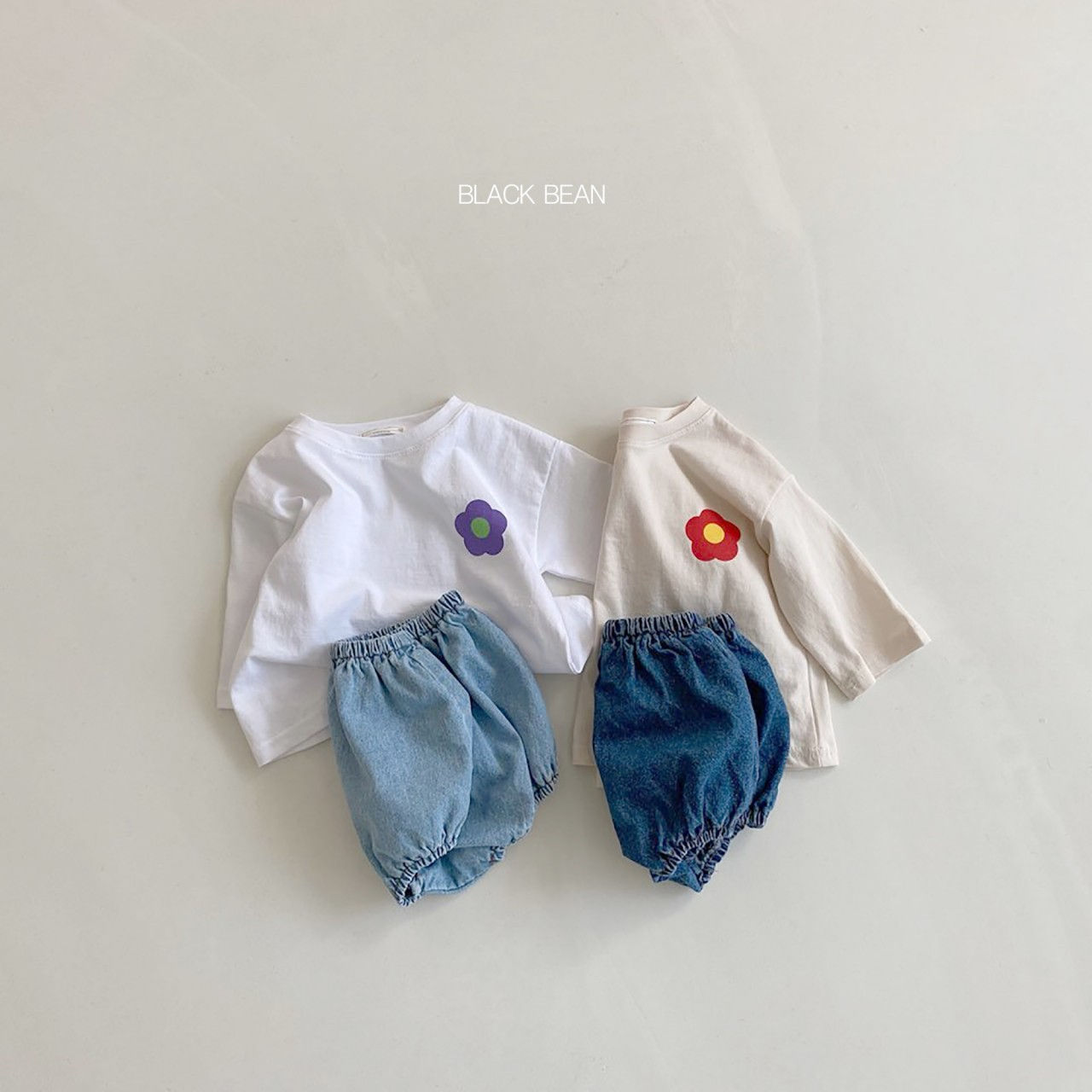 BLACK BEAN - Korean Children Fashion - #Kfashion4kids - Marie Bloomer Top Bloomer Set