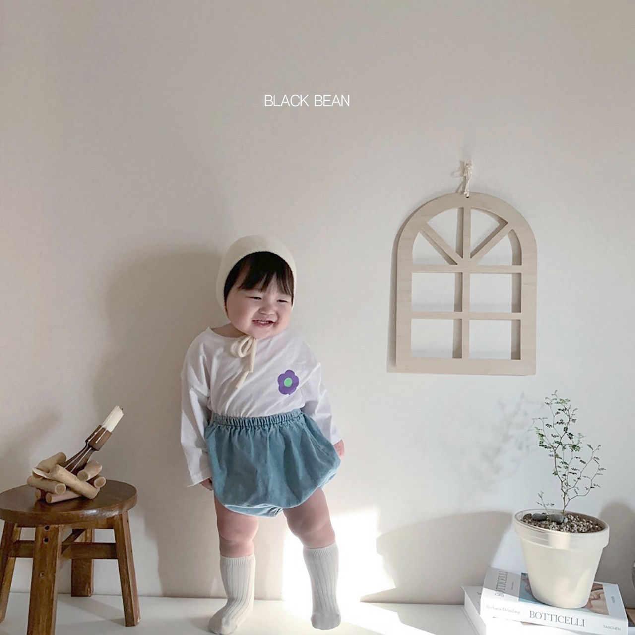 BLACK BEAN - Korean Children Fashion - #Kfashion4kids - Marie Bloomer Top Bloomer Set - 2