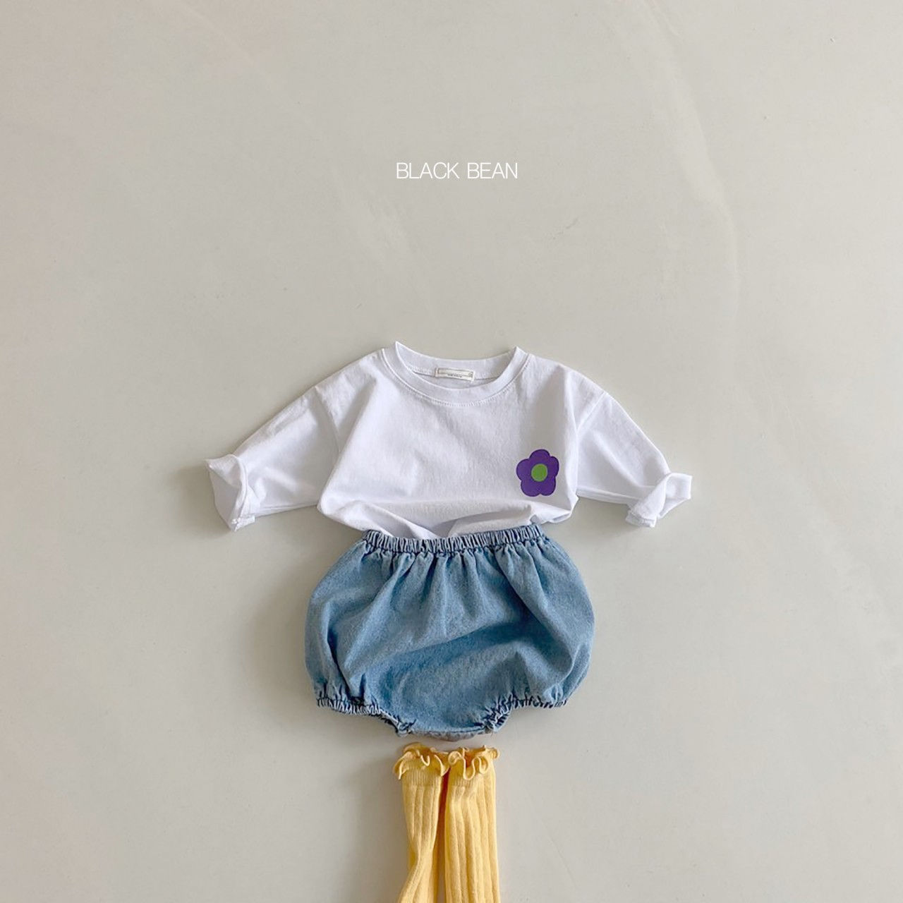 BLACK BEAN - Korean Children Fashion - #Kfashion4kids - Marie Bloomer Top Bloomer Set - 3