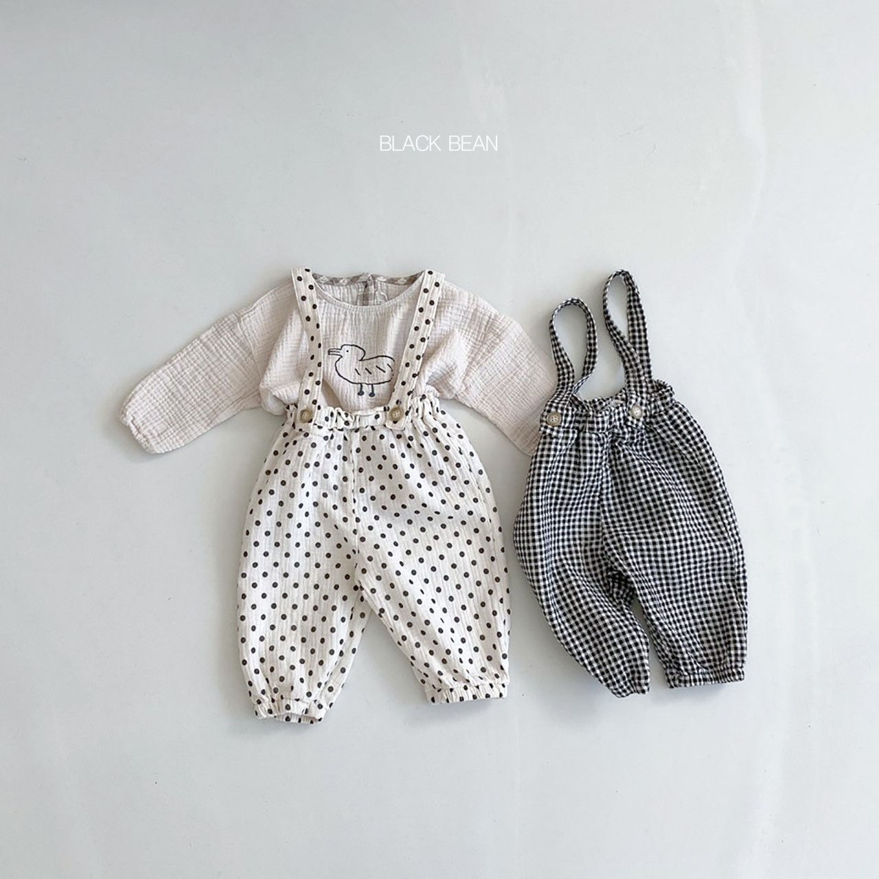 BLACK BEAN - Korean Children Fashion - #Kfashion4kids - Merry Suspender Pants