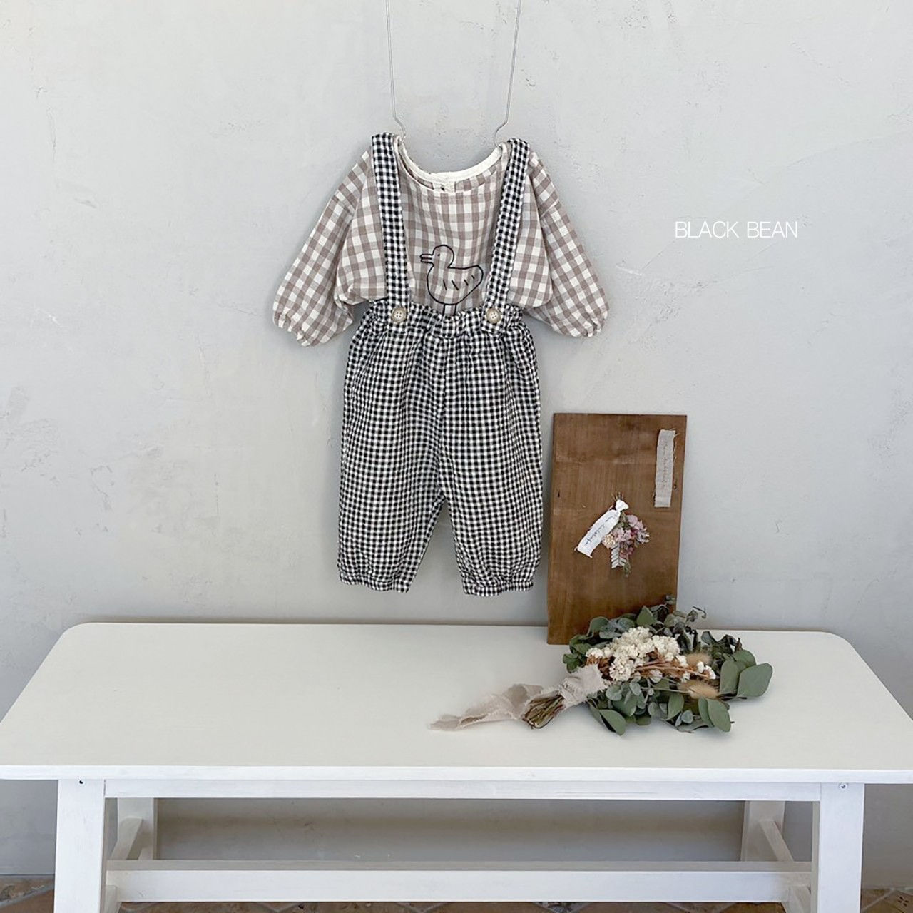 BLACK BEAN - Korean Children Fashion - #Kfashion4kids - Merry Suspender Pants - 3