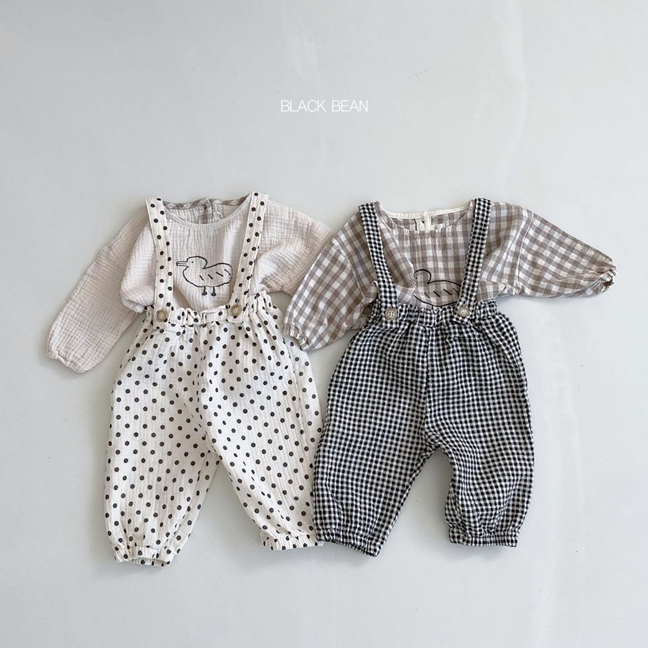 BLACK BEAN - Korean Children Fashion - #Kfashion4kids - Merry Suspender Pants - 8