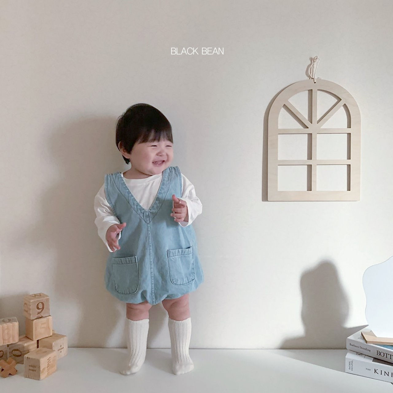 BLACK BEAN - Korean Children Fashion - #Kfashion4kids - Sweet Bodysuit with Tee - 3