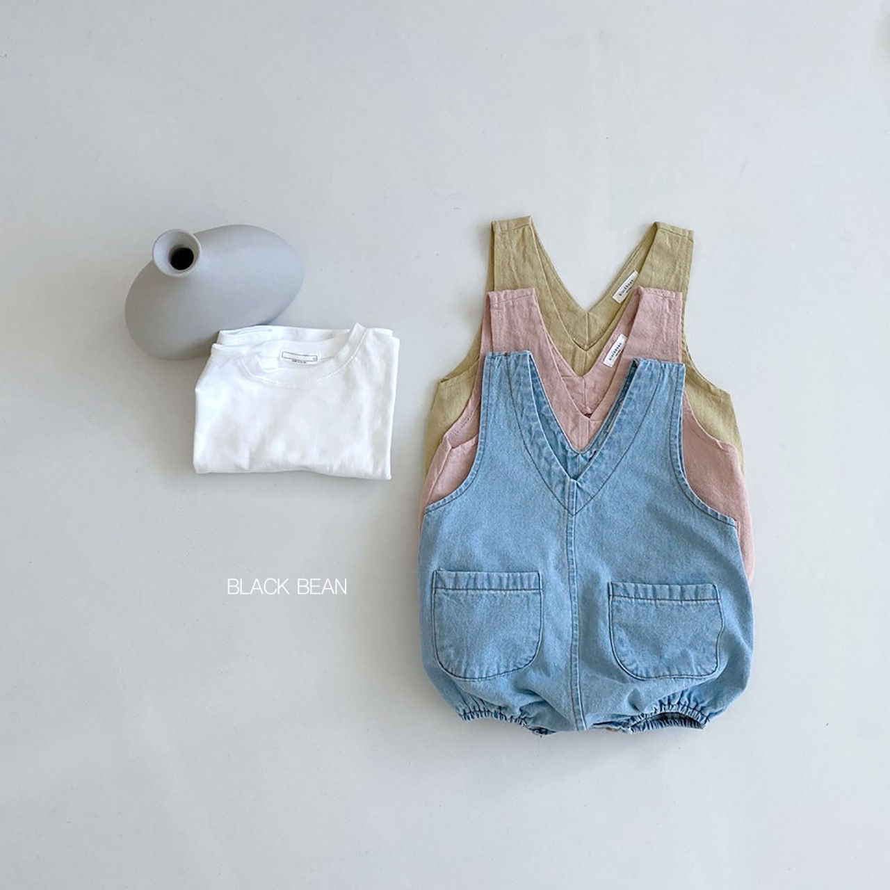 BLACK BEAN - Korean Children Fashion - #Kfashion4kids - Sweet Bodysuit with Tee - 4