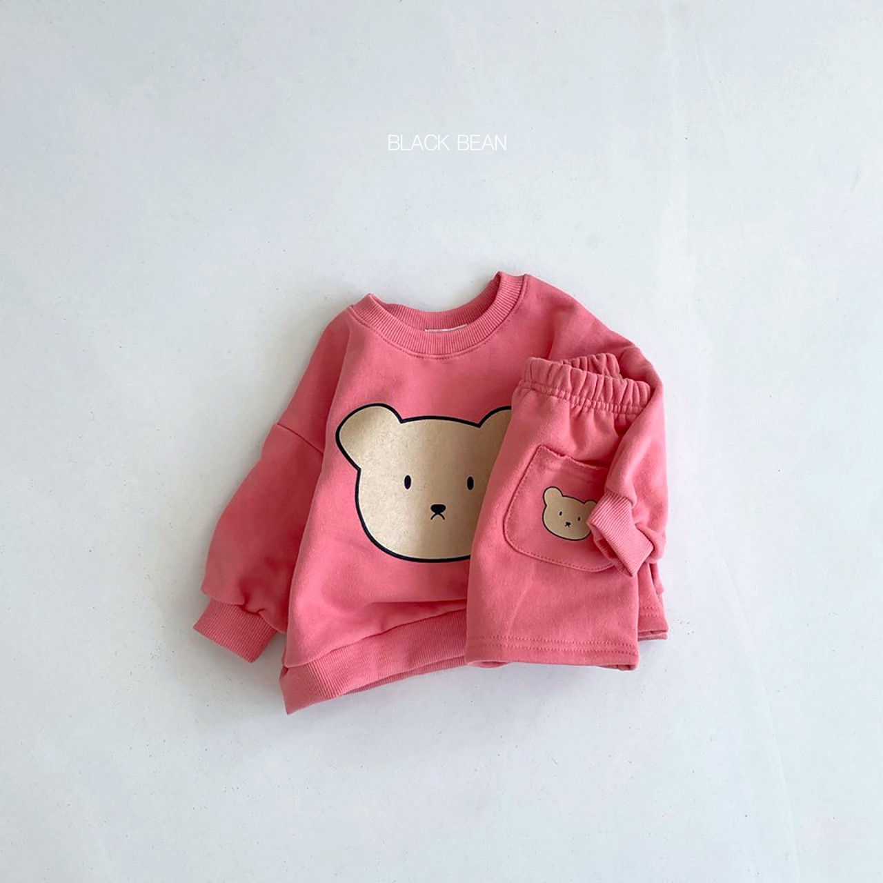 BLACK BEAN - Korean Children Fashion - #Kfashion4kids - Honey Bebe Top Bottom Set - 11
