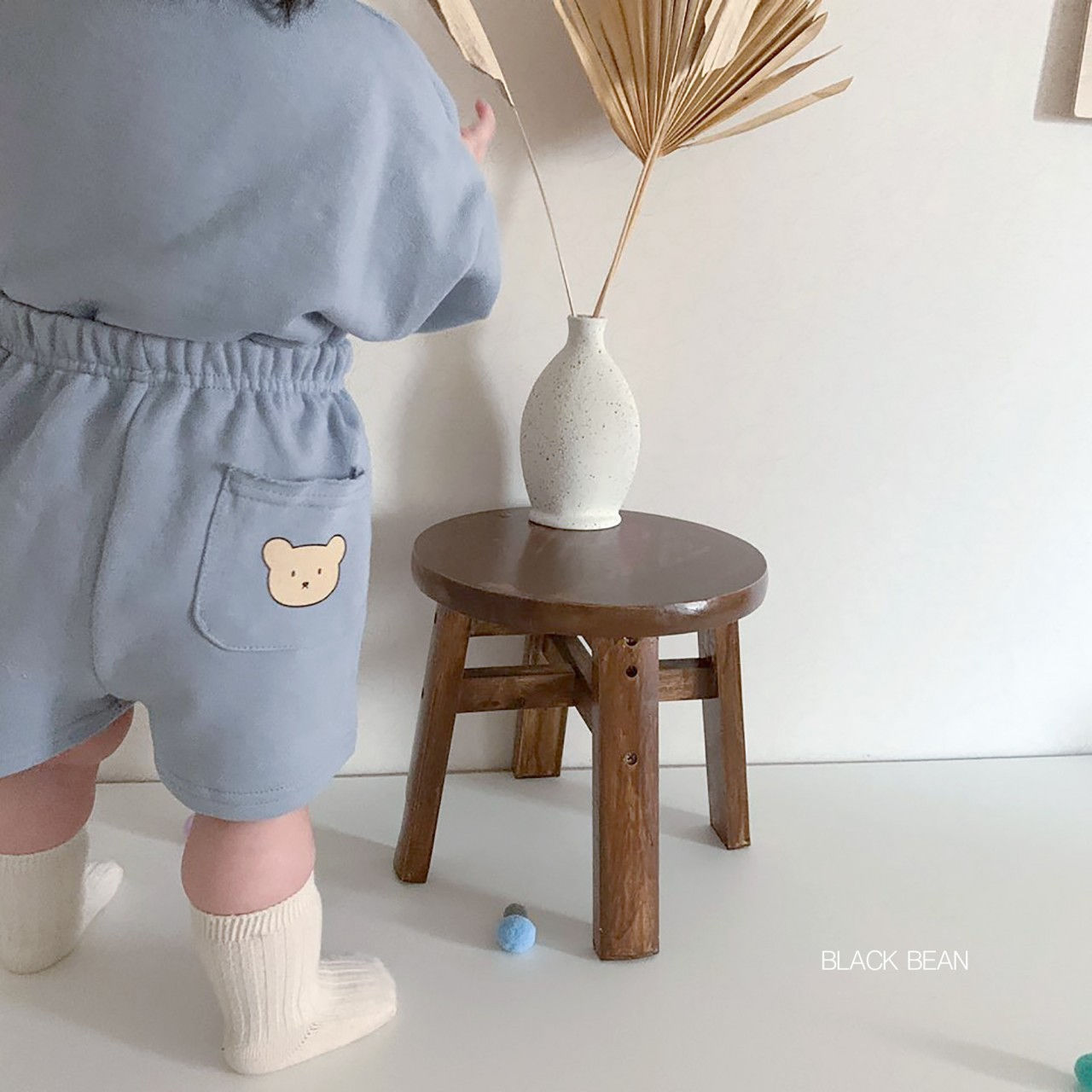 BLACK BEAN - Korean Children Fashion - #Kfashion4kids - Honey Bebe Top Bottom Set - 6