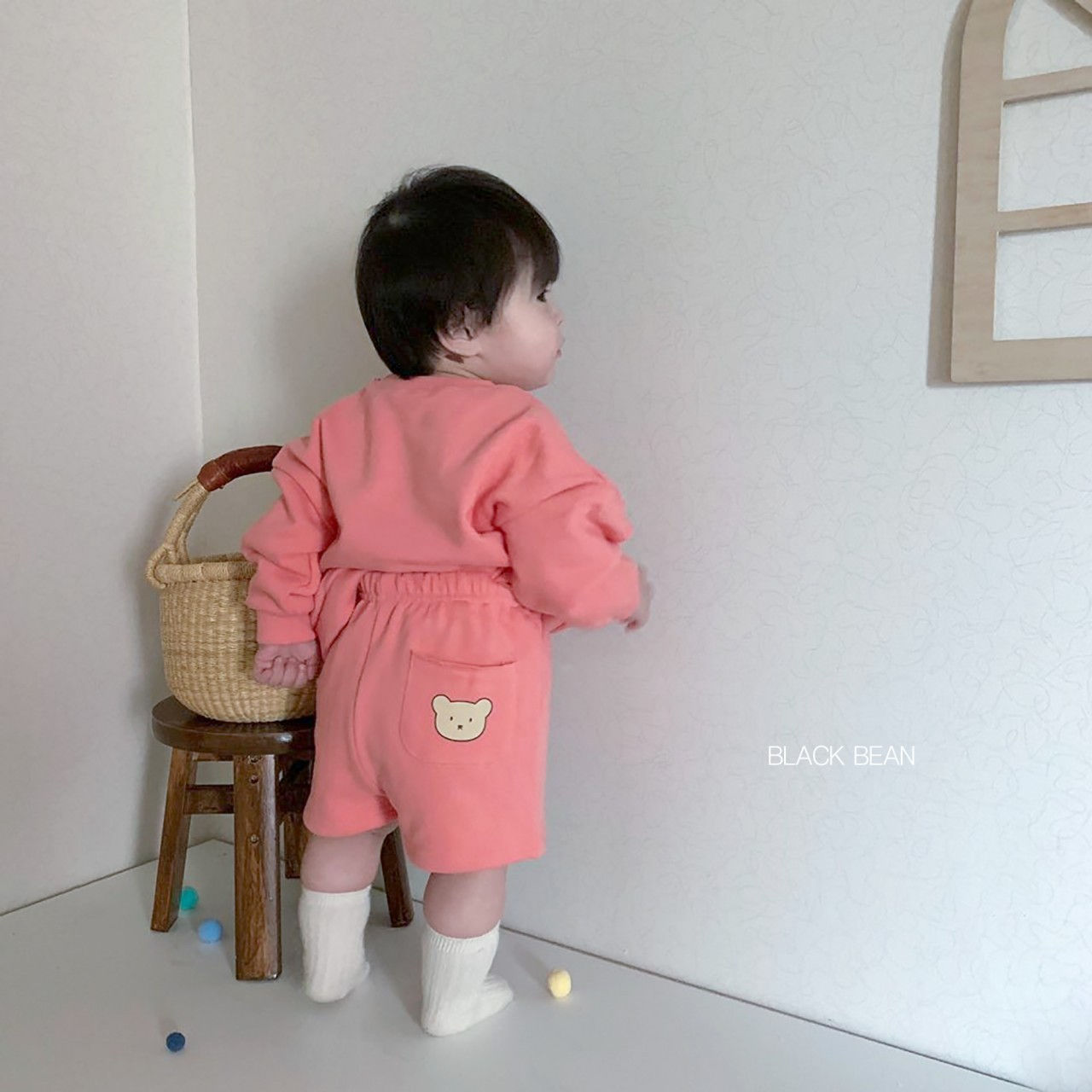 BLACK BEAN - Korean Children Fashion - #Kfashion4kids - Honey Bebe Top Bottom Set - 8