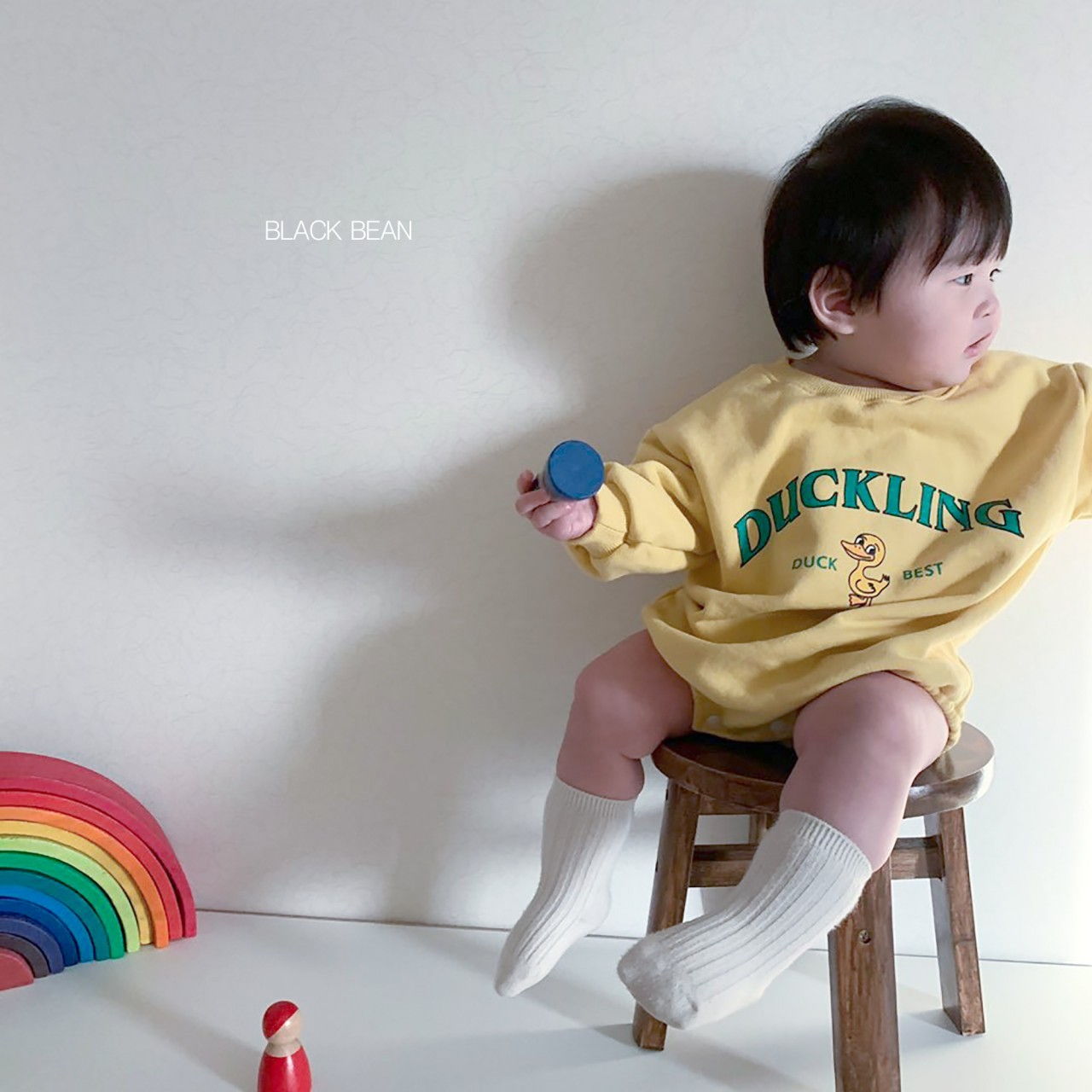 BLACK BEAN - Korean Children Fashion - #Kfashion4kids - Duck Bodysuit - 3