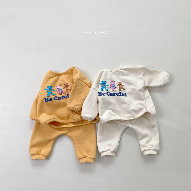 BLACK BEAN - Korean Children Fashion - #Kfashion4kids - Bebe Jelly Top Bottom Set - 2