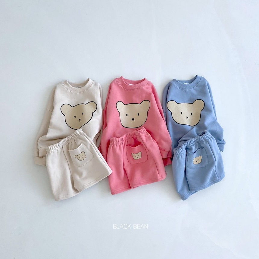 BLACK BEAN - Korean Children Fashion - #Kfashion4kids - Honey Top Bottom Set