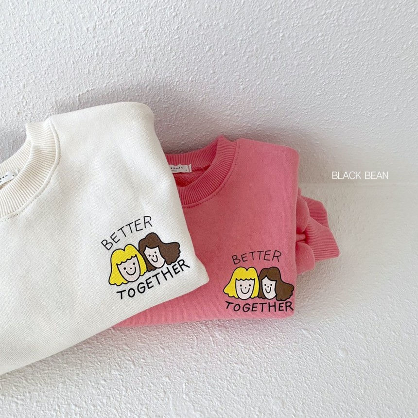 BLACK BEAN - Korean Children Fashion - #Kfashion4kids - Together Sweatshirt with Mom