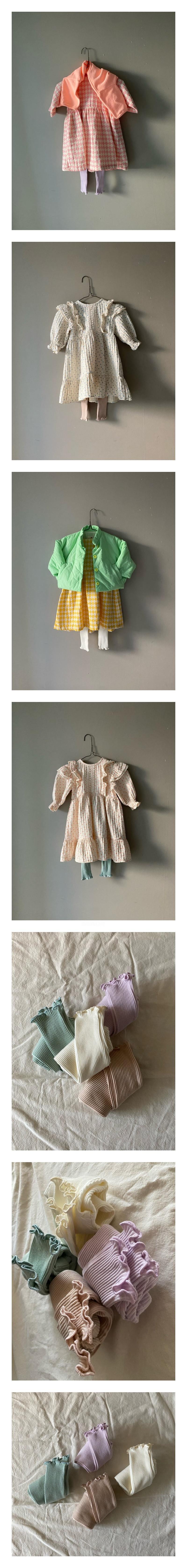BON BON BUTIK - Korean Children Fashion - #Kfashion4kids - Spring Wave Leggings