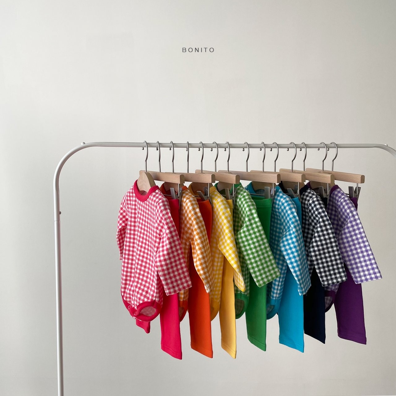 BONITO - Korean Children Fashion - #Kfashion4kids - Rainbow Romper with Leggings - 11