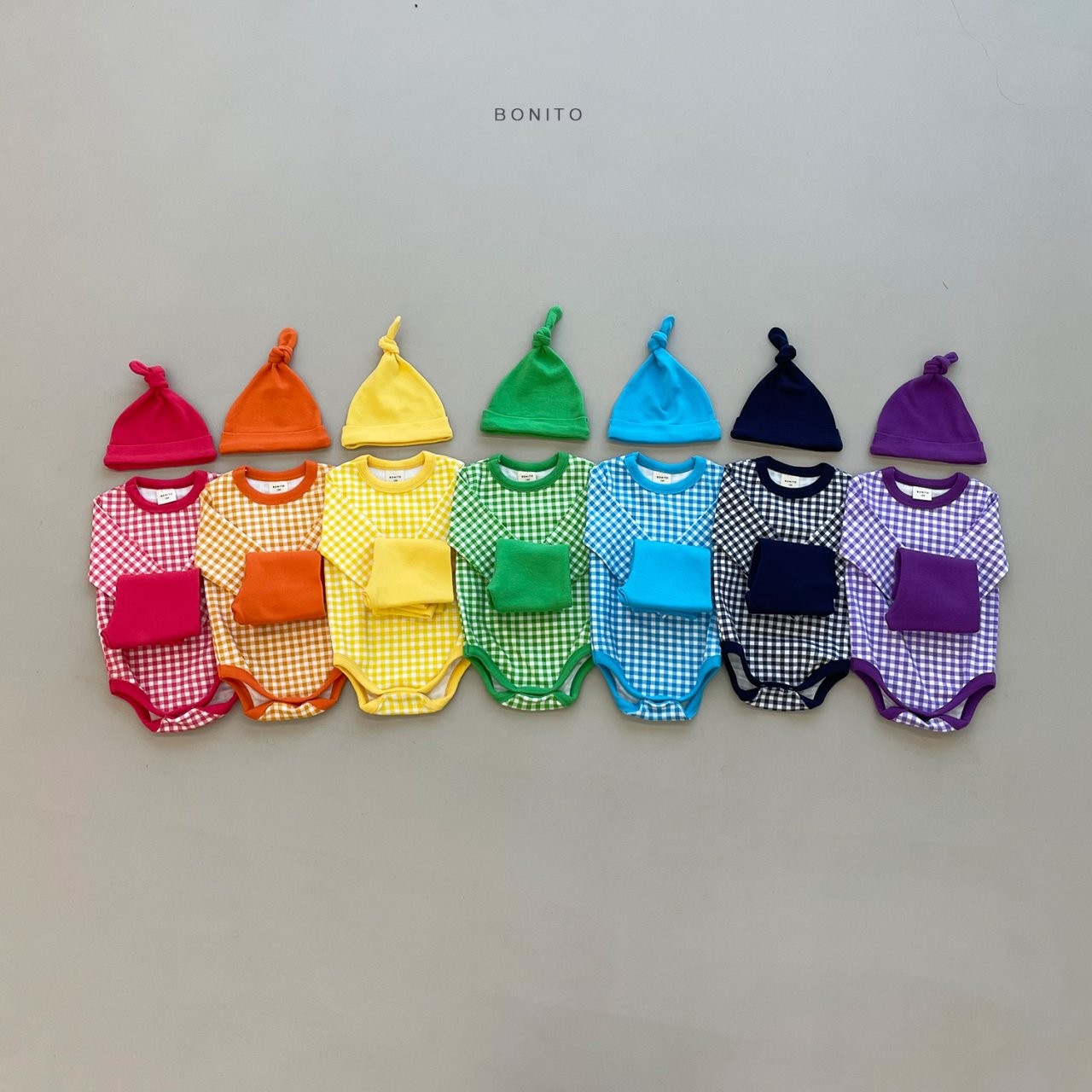 BONITO - Korean Children Fashion - #Kfashion4kids - Rainbow Romper with Leggings - 12