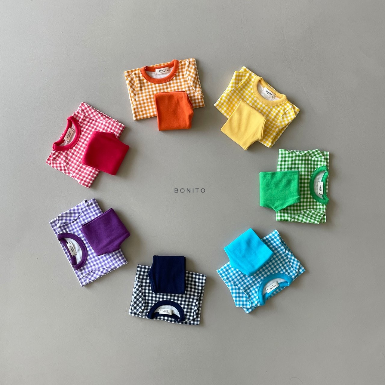 BONITO - Korean Children Fashion - #Kfashion4kids - Rainbow Easywear