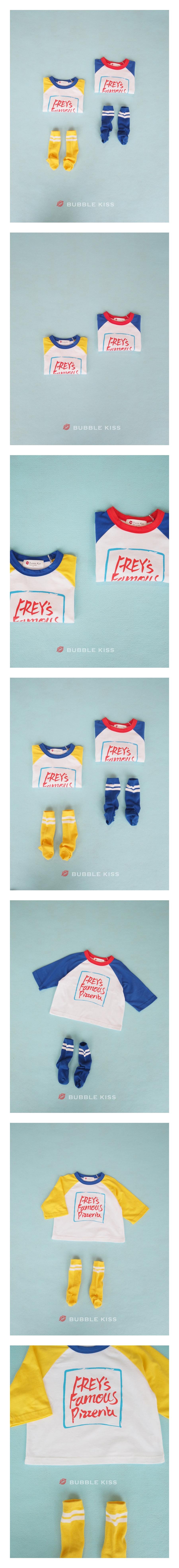 BUBBLE KISS - Korean Children Fashion - #Kfashion4kids - Candy Raglan Tee