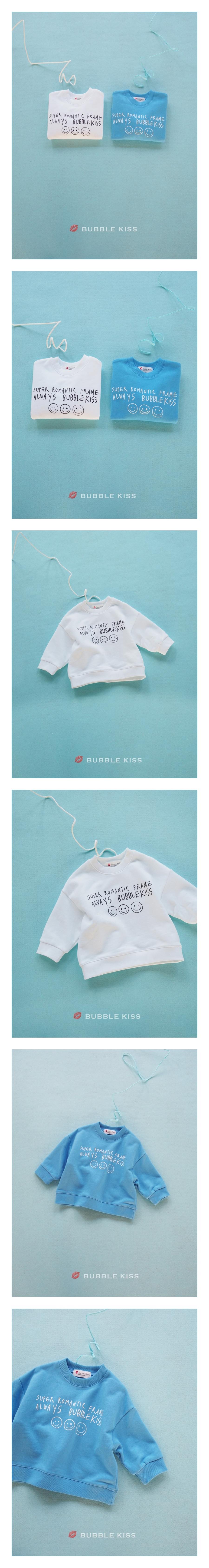 BUBBLE KISS - Korean Children Fashion - #Kfashion4kids - Smile Sweatshirt