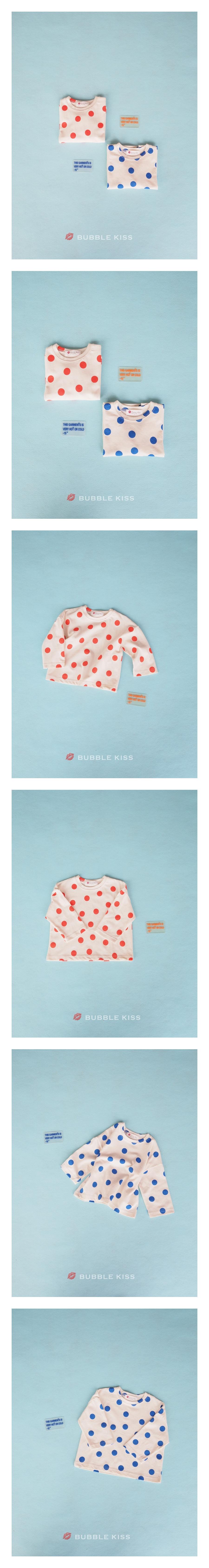 BUBBLE KISS - Korean Children Fashion - #Kfashion4kids - Dot Tee