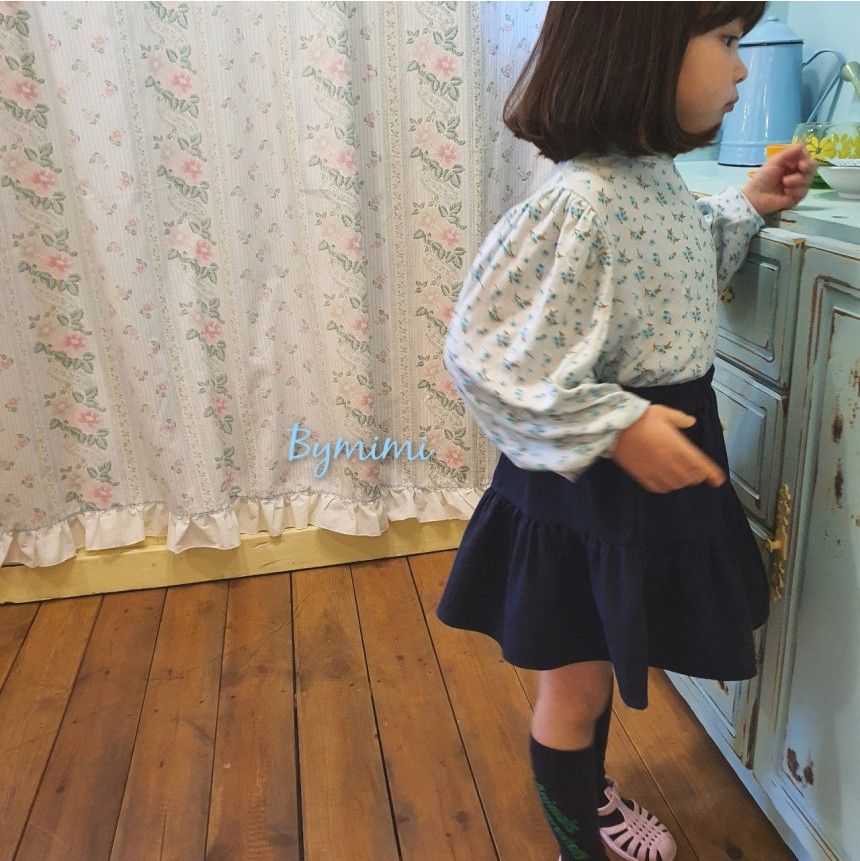 BYMIMI - Korean Children Fashion - #Kfashion4kids - Flower Tee