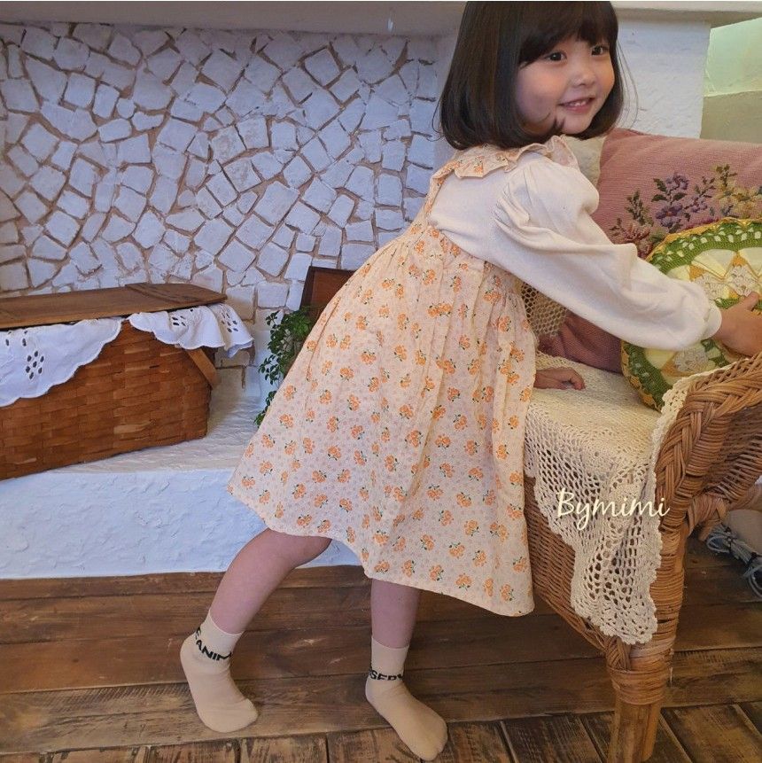 BYMIMI - Korean Children Fashion - #Kfashion4kids - Rose One-piece