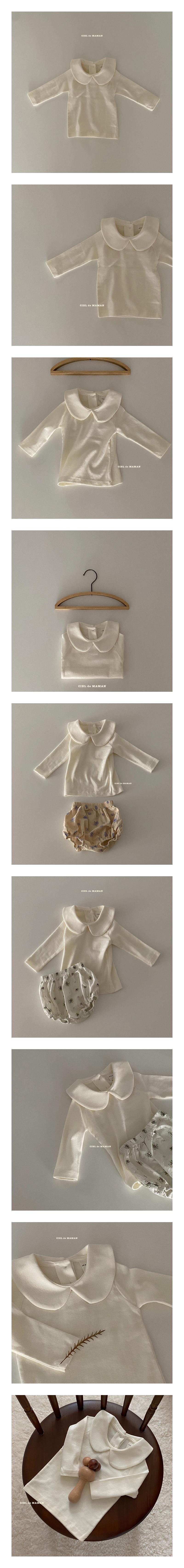CIEL DE MAMAN - Korean Children Fashion - #Kfashion4kids - Round Collar Blouse
