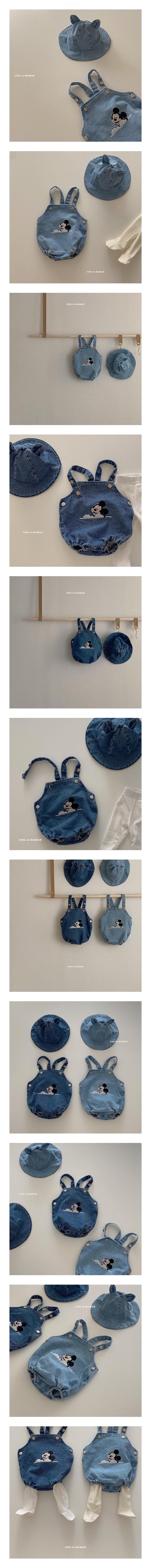 CIEL DE MAMAN - Korean Children Fashion - #Kfashion4kids - Denim Bucket Hat