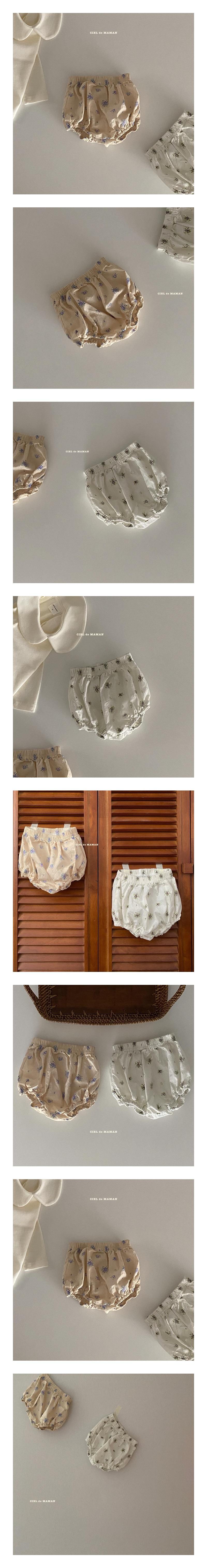 CIEL DE MAMAN - Korean Children Fashion - #Kfashion4kids - Flower Bloomer