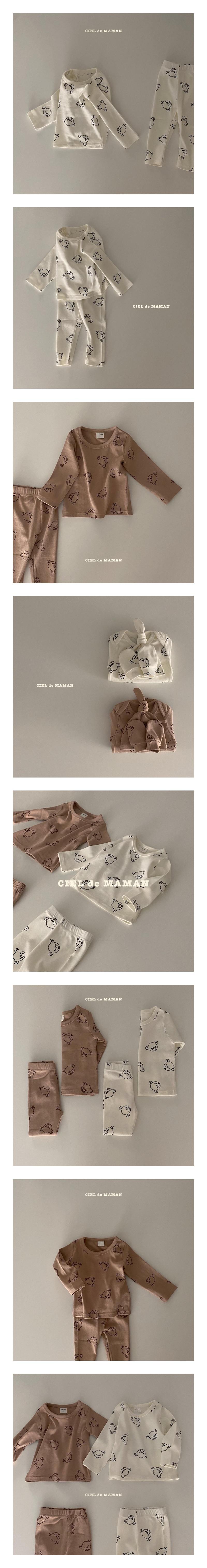 CIEL DE MAMAN - Korean Children Fashion - #Kfashion4kids - Bear Easywear