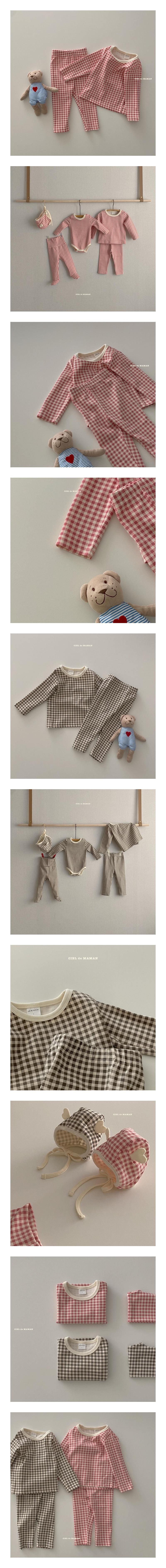 CIEL DE MAMAN - Korean Children Fashion - #Kfashion4kids - Check Easywear