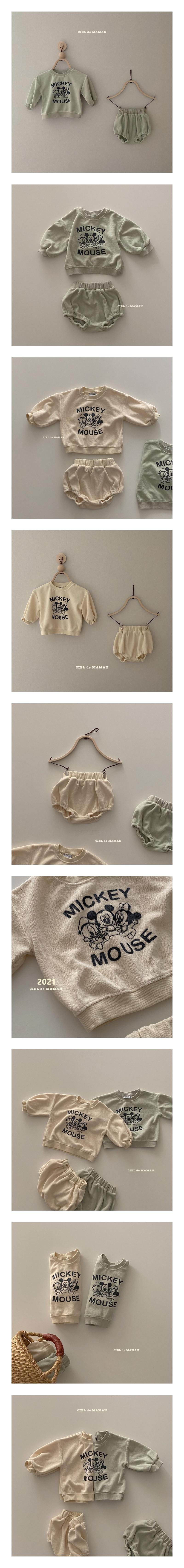 CIEL DE MAMAN - Korean Children Fashion - #Kfashion4kids - Disney Top Bloomer Set