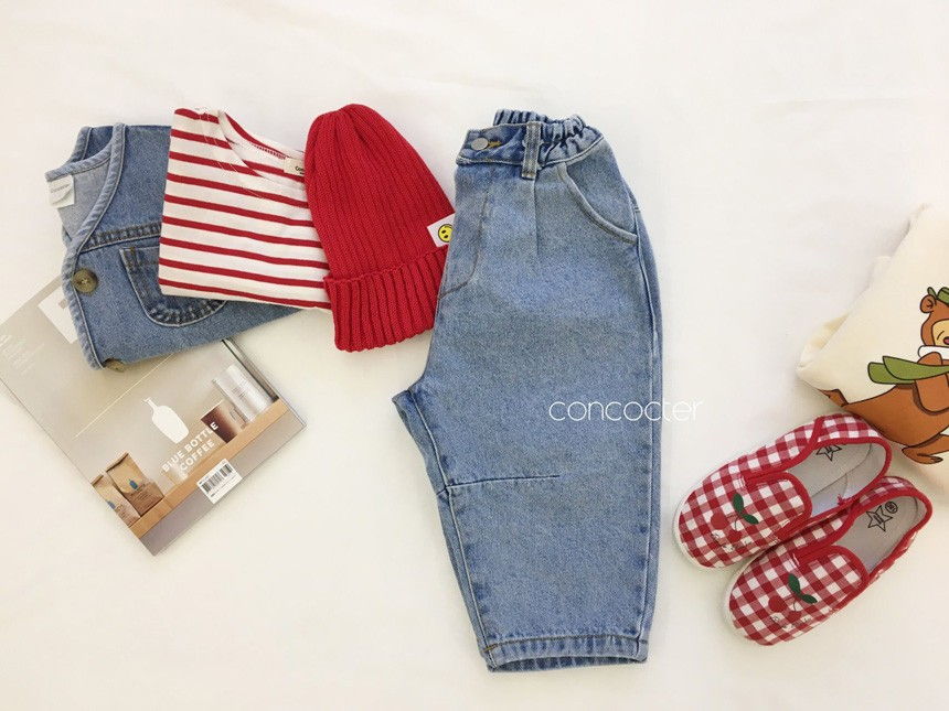 CONCOCTER - Korean Children Fashion - #Kfashion4kids - Dart Baggy Pants