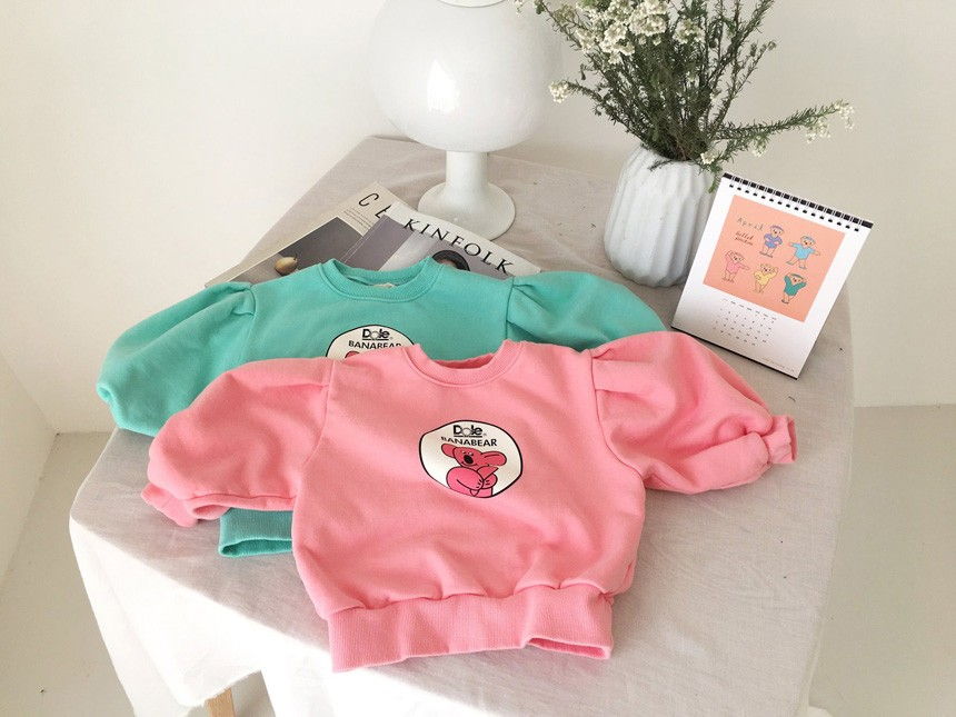 CONCOCTER - Korean Children Fashion - #Kfashion4kids - Coala Pintuck Sweatshirt