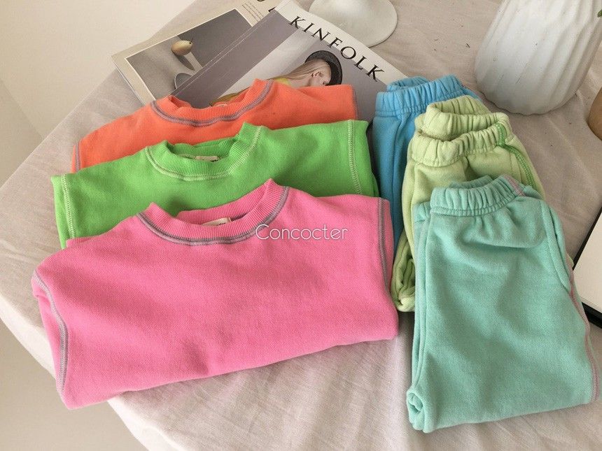 CONCOCTER - Korean Children Fashion - #Kfashion4kids - Always Tonton Top Bottom Set