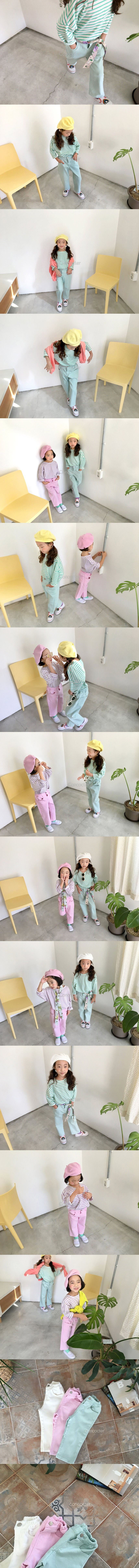 CONCOCTER - Korean Children Fashion - #Kfashion4kids - Good Color Span Straight Pants - 2