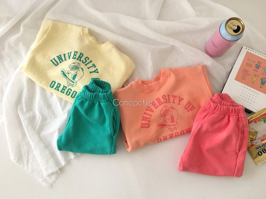 CONCOCTER - Korean Children Fashion - #Kfashion4kids - Oregon Top Bottom Set