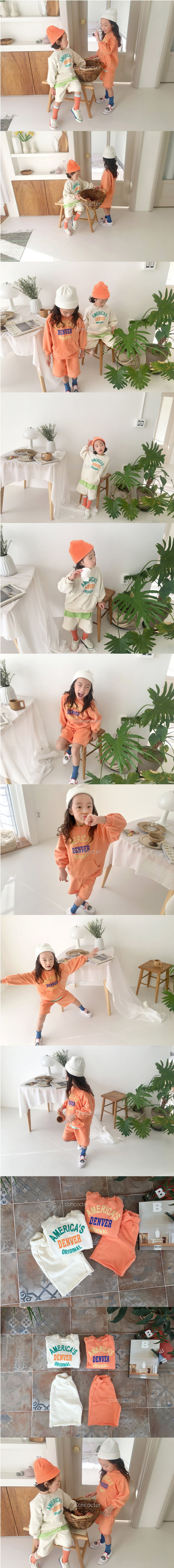 CONCOCTER - Korean Children Fashion - #Kfashion4kids - Denver Top Bottom Set - 2