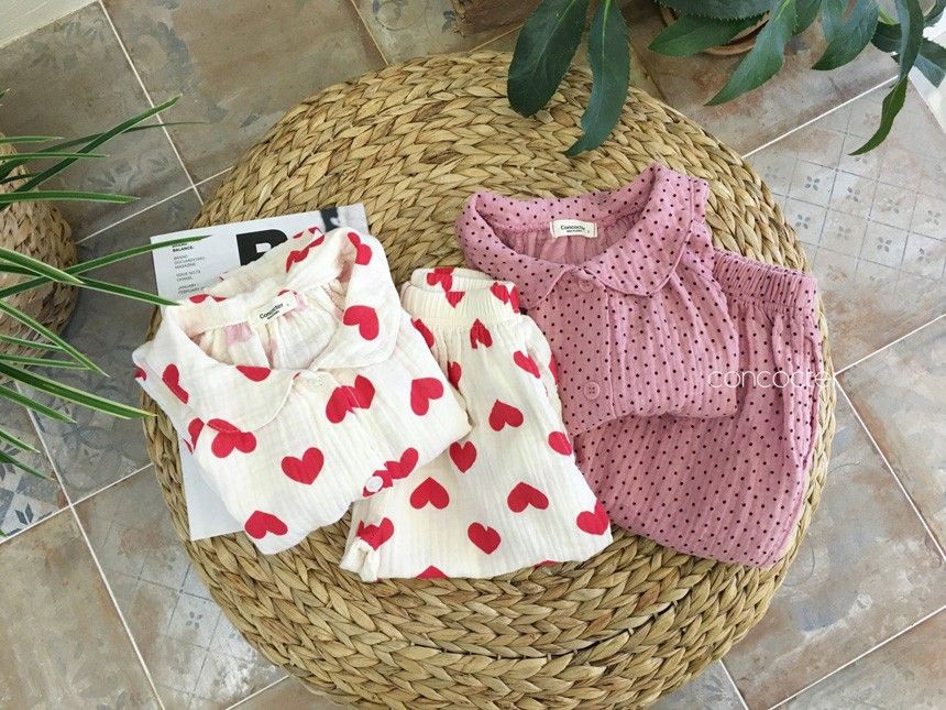 CONCOCTER - Korean Children Fashion - #Kfashion4kids - Print Muslin Loungewear