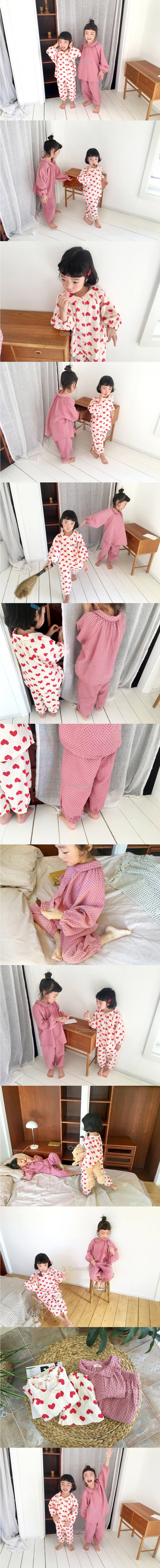 CONCOCTER - Korean Children Fashion - #Kfashion4kids - Print Muslin Loungewear - 2