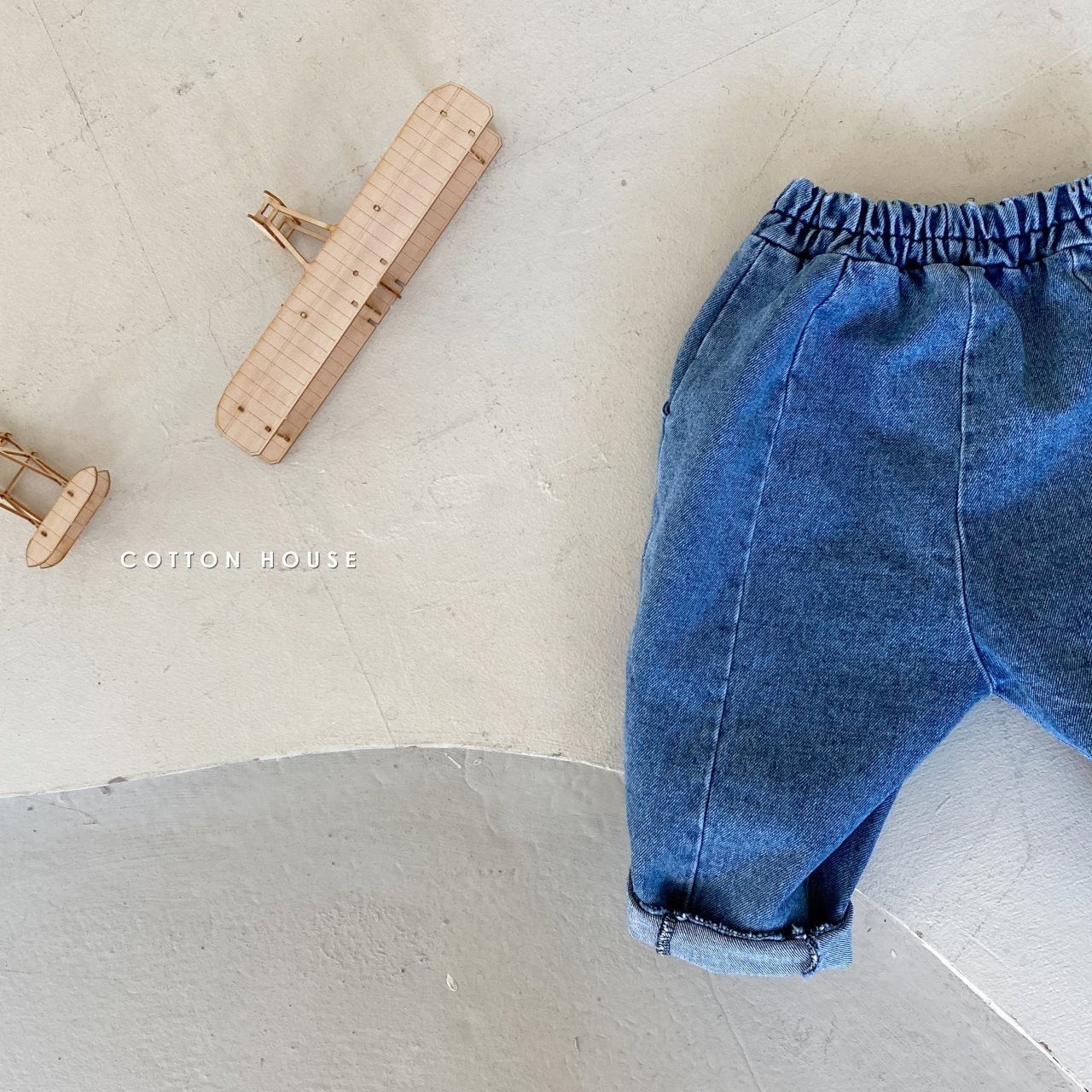 COTTON HOUSE - Korean Children Fashion - #Kfashion4kids - Slit Denim Pants - 2