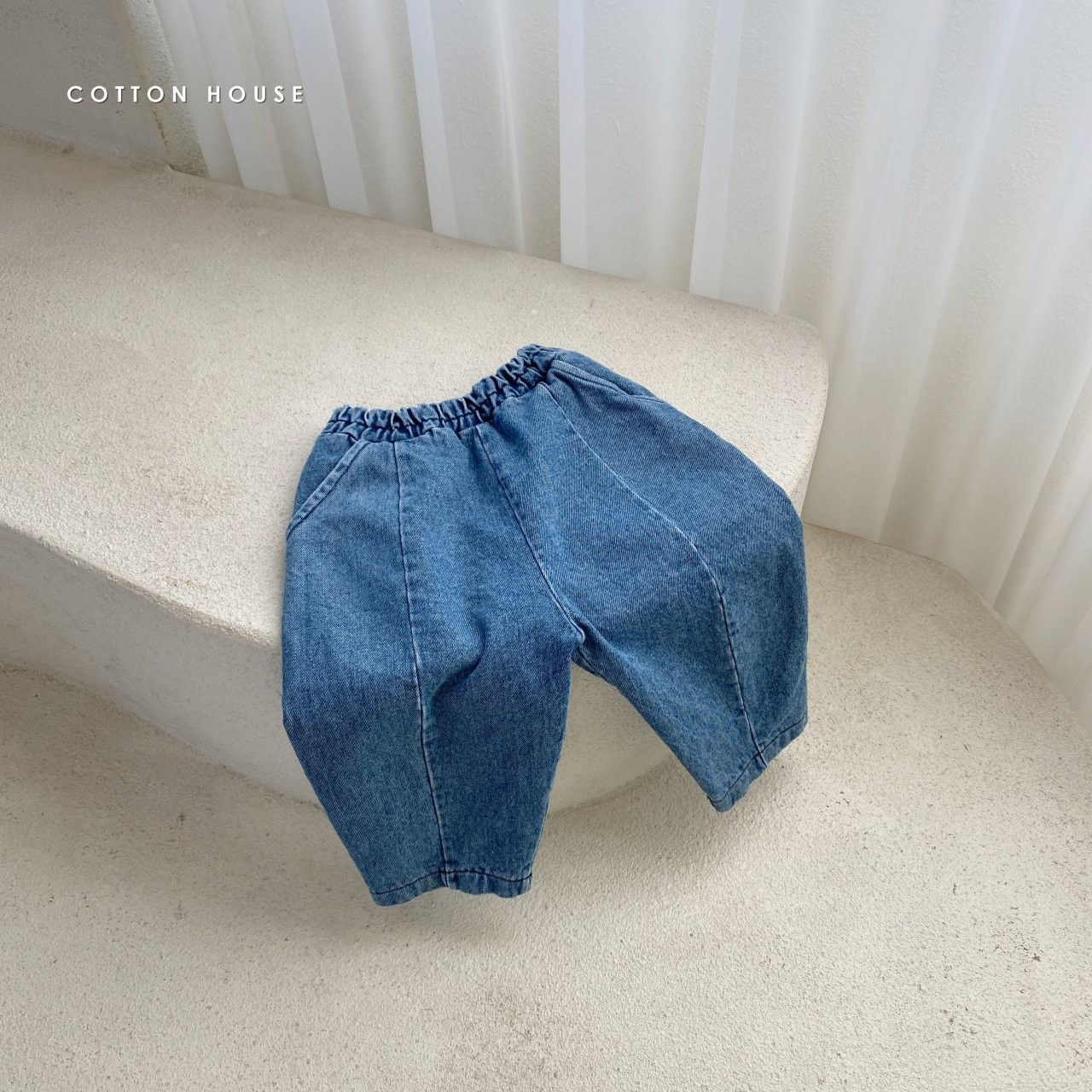 COTTON HOUSE - Korean Children Fashion - #Kfashion4kids - Slit Denim Pants - 3